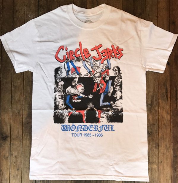 CIRCLE JERKS Tシャツ WONDERFUL TOUR 1985-1986 OFFICIAL!!!!