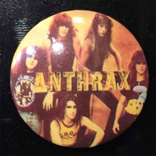 ANTHRAX レア小バッジ MEMBER