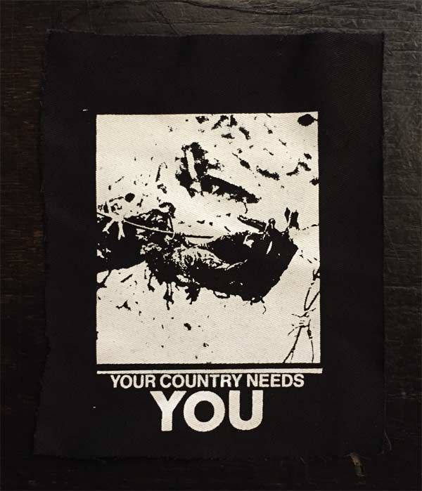 CRASS PATCH YOUR COUNTRY NEEDS YOU