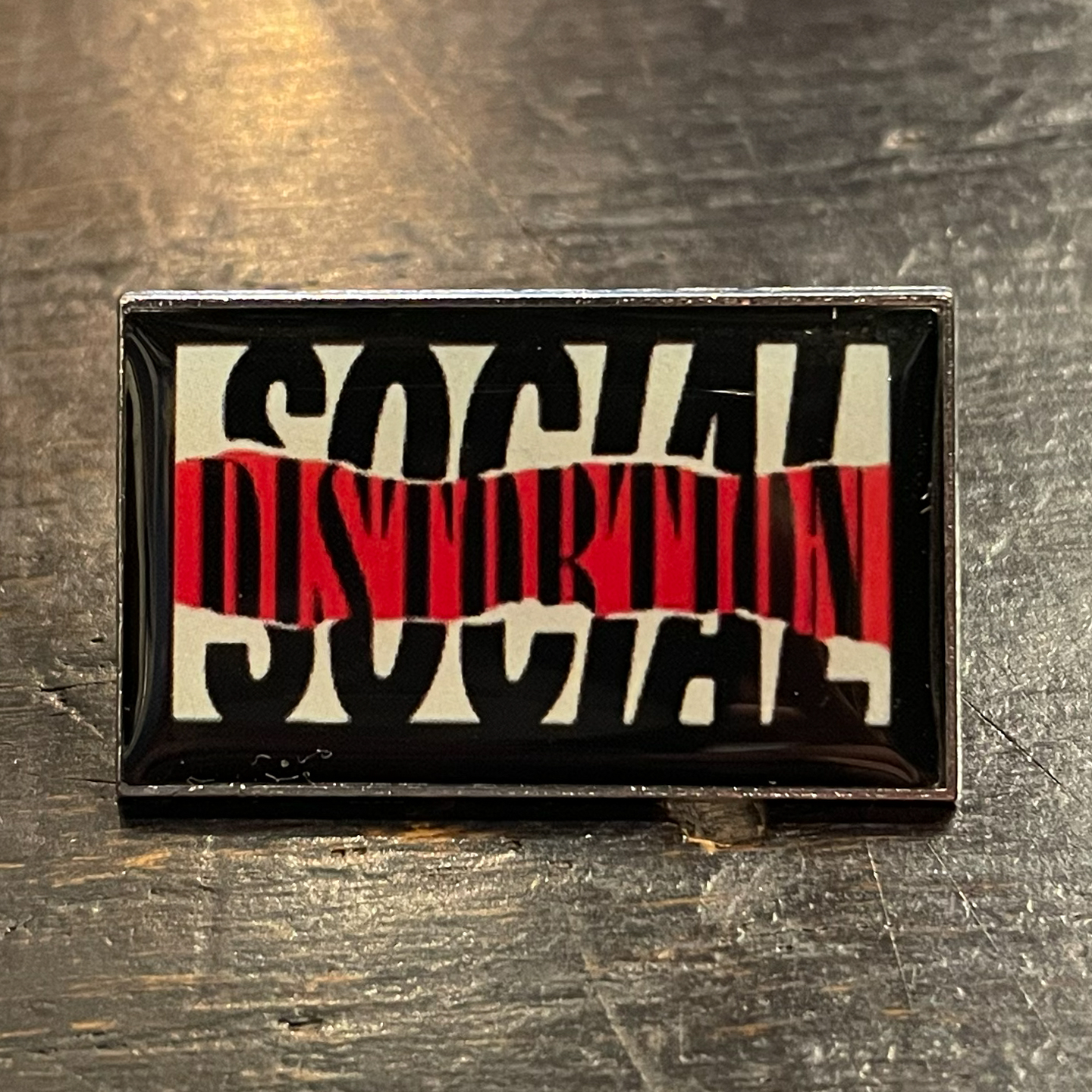 SOCIAL DISTORTION ピンバッジ LOGO