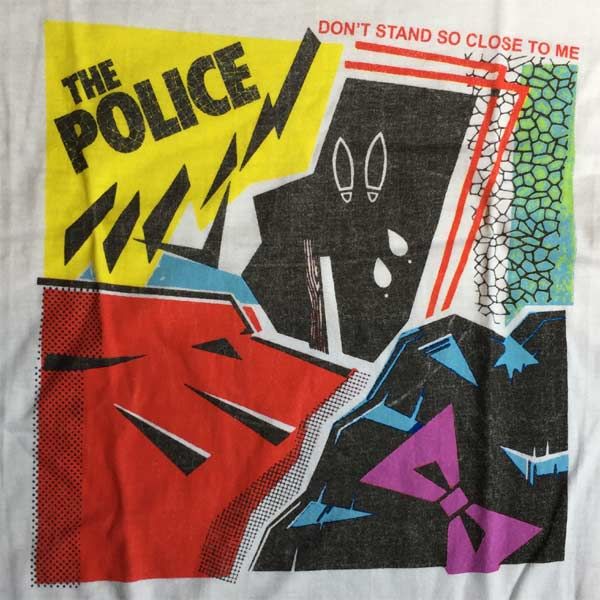 THE POLICE Tシャツ DON'T STAND SO CLOSE TO ME