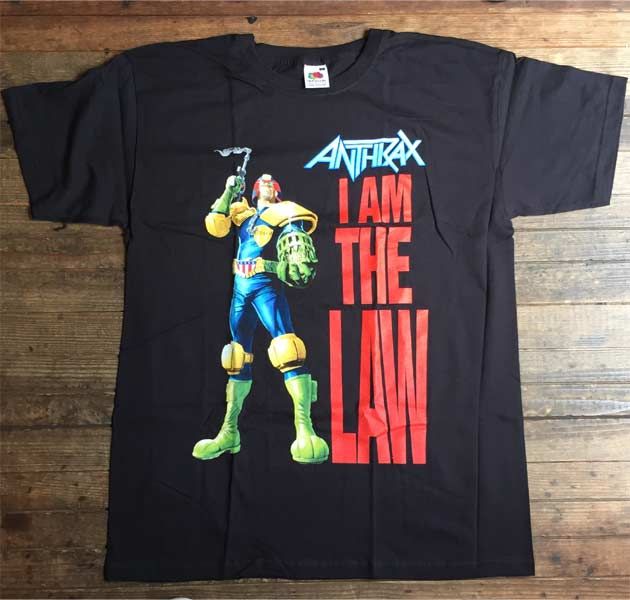 ANTHRAX Tシャツ I AM THE LAW 1