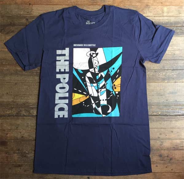 THE POLICE Tシャツ Message In A Bottle