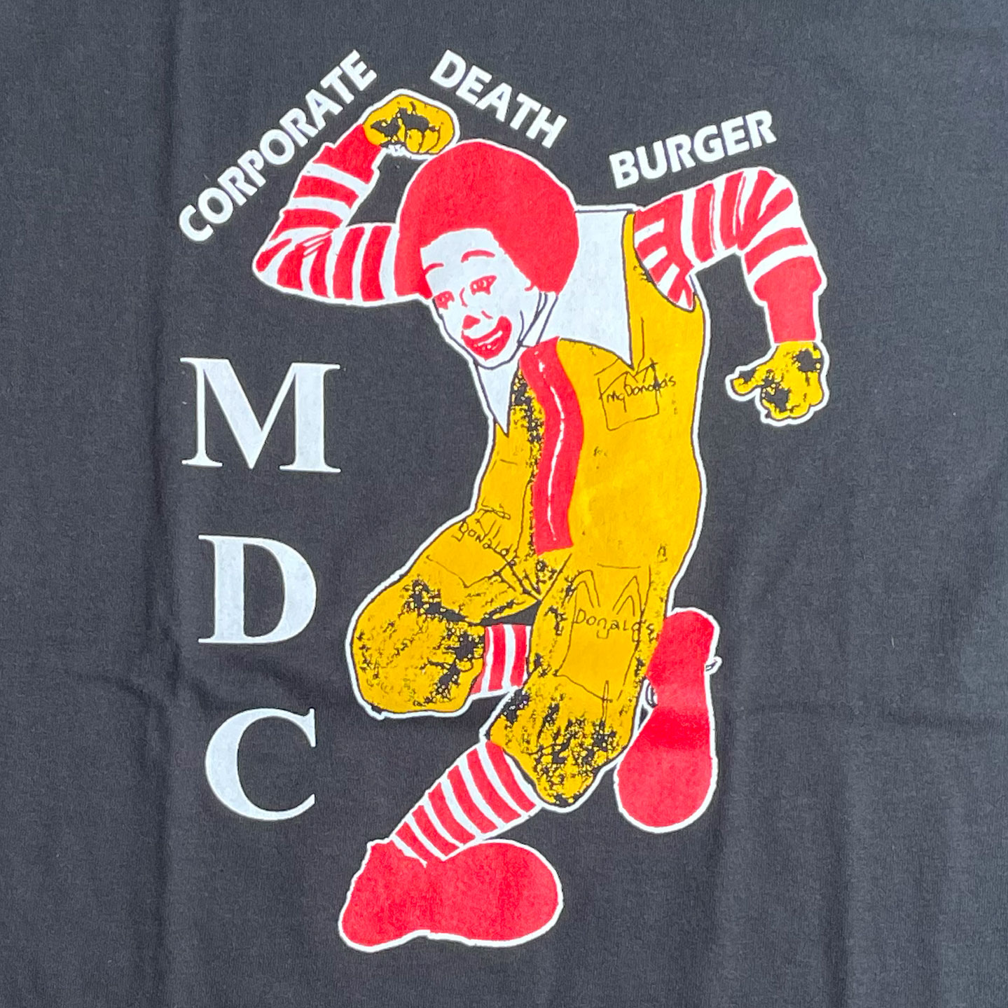MDC Tシャツ CORPORATE DEATH BURGER 2