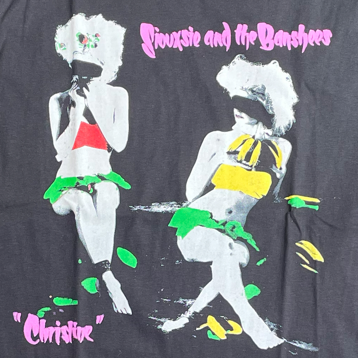 SIOUXSIE & THE BANSHEES Tシャツ Christine オフィシャル！