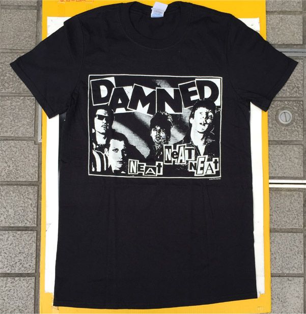 THE DAMNED Tシャツ  NEAT NEAT NEAT PHOTO