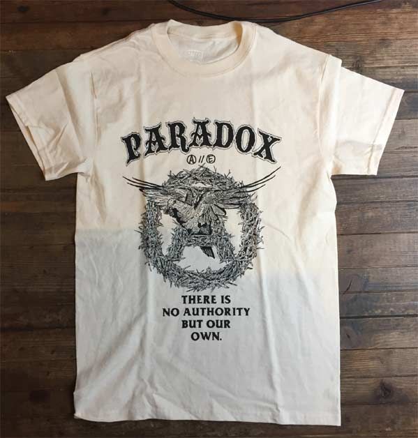PARADOX Tシャツ 'There is no authority but your own'