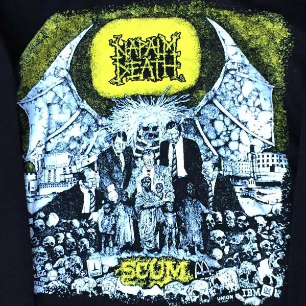 NAPALM DEATH ZIPパーカー SCUM | 45REVOLUTION