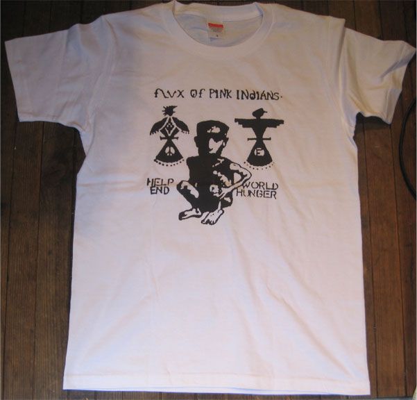 FLUX OF PINK INDIANS Tシャツ HELP END