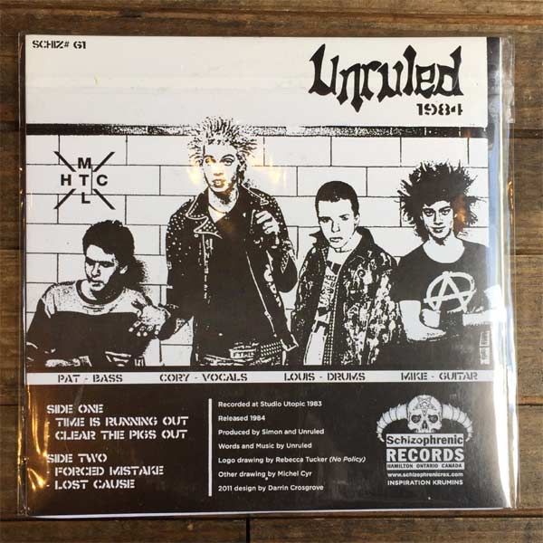 UNRULED 7" EP time is running out
