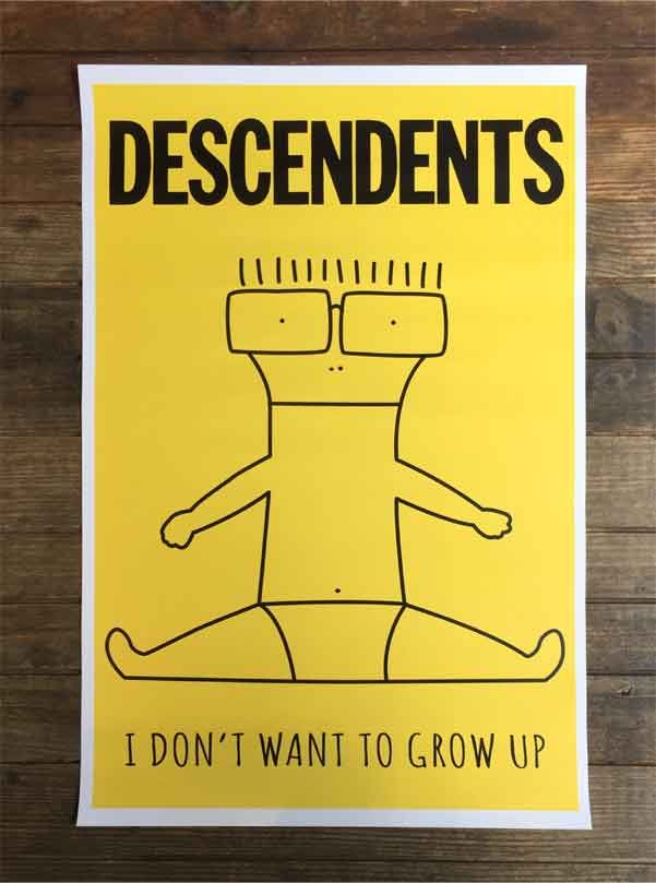 DESCENDENTS ポスター I don't want to grow up
