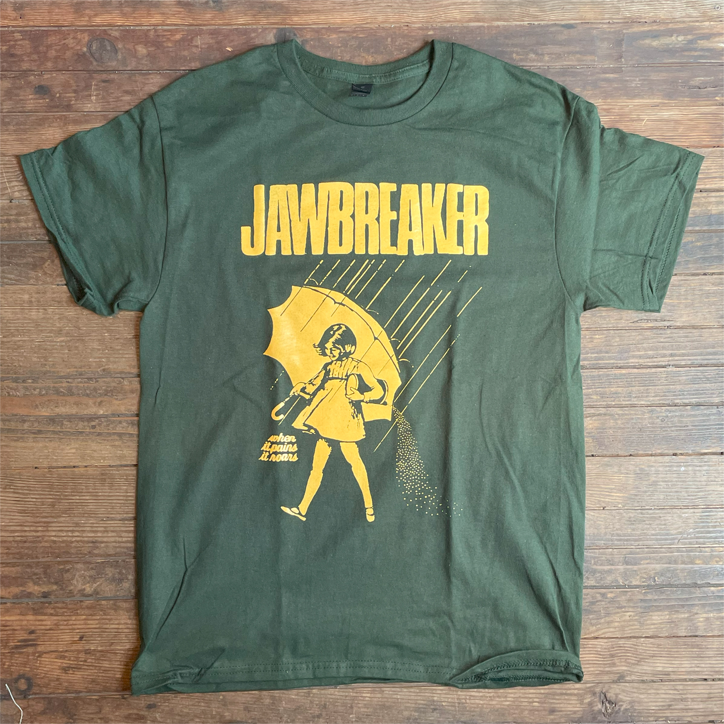 JAWBREAKER Tシャツ when it pains it roars