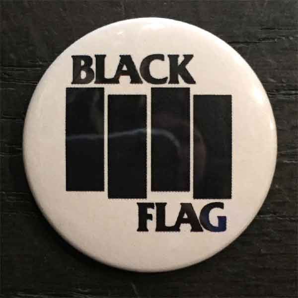 BLACK FLAG バッジ BARS＆LOGOS