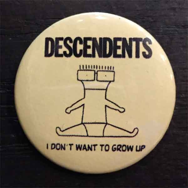 DESCENDENTS バッジ I don't want to grow up