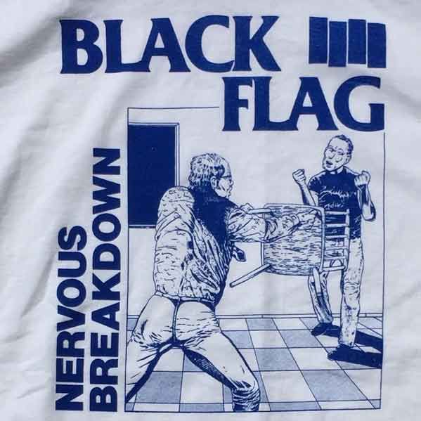 BLACK FLAG ロンT NERVOUS BREAKDOWN