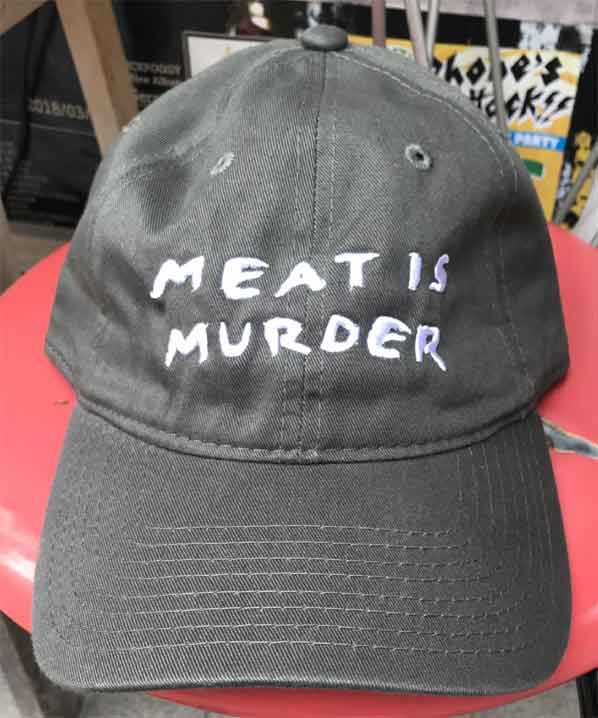 THE SMITHS CAP MEAT IS MURDER