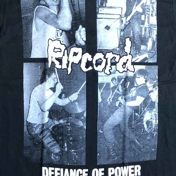 RIPCORD Tシャツ DEFIANCE OF POWER PHOTO