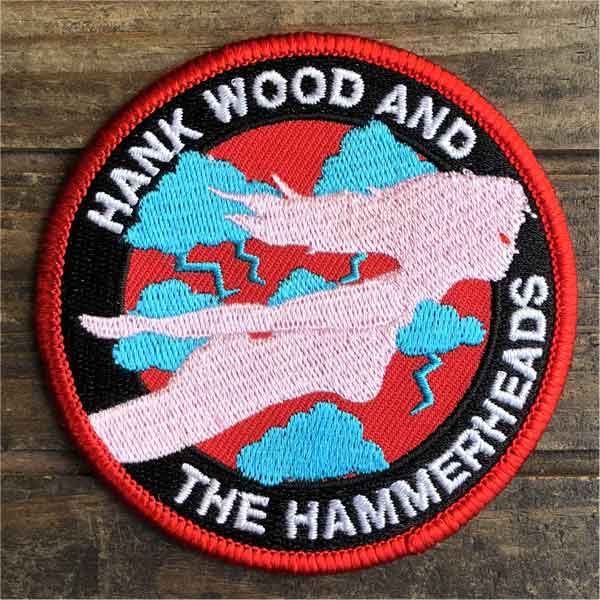 HANK WOOD AND THE HAMMERHEADS 刺繍ワッペン
