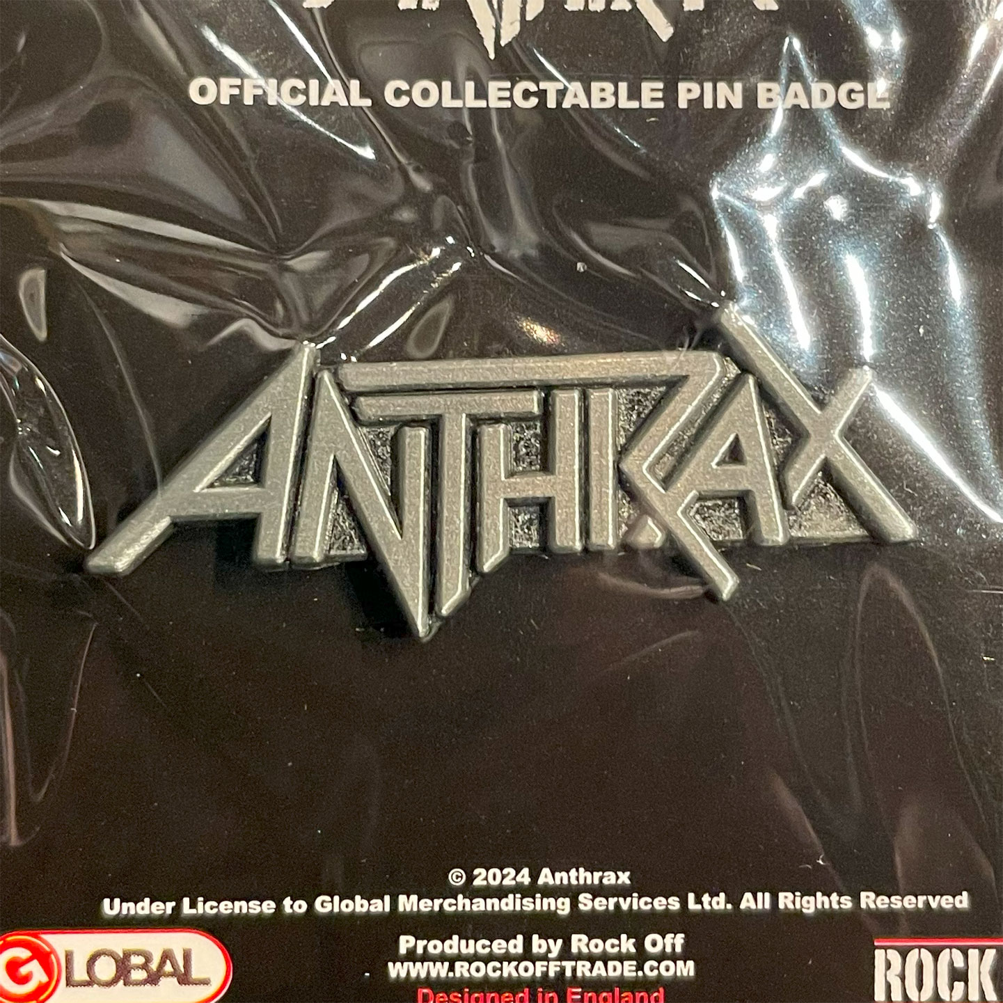 ANTHRAX ピンバッジ LOGO