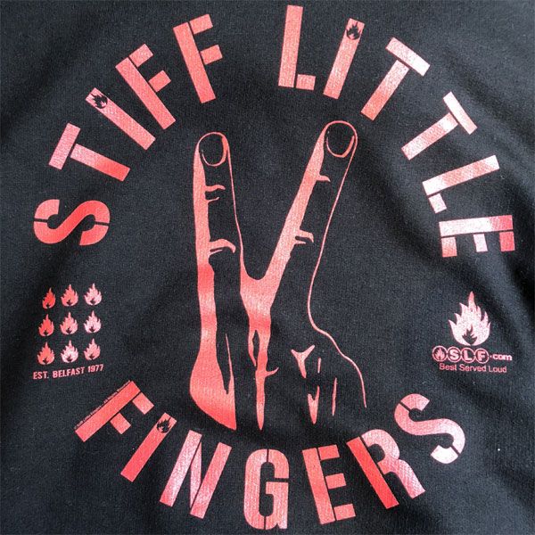 STIFF LITTLE FINGERS パーカー OFFICIAL!!