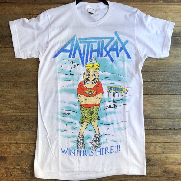 ANTHRAX Tシャツ WINTER IS HERE OFFICIAL！