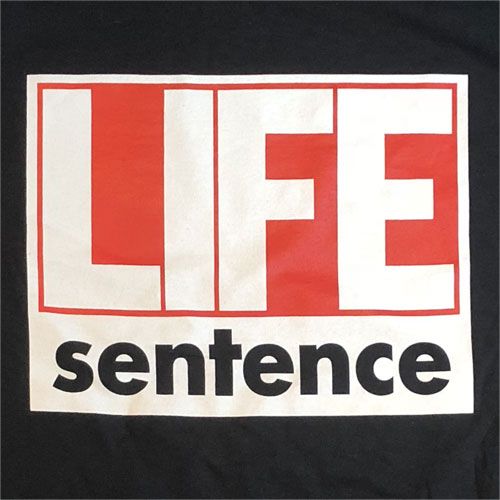 LIFE SENTENCE Tシャツ 1stジャケット BLACK オフィシャル!!