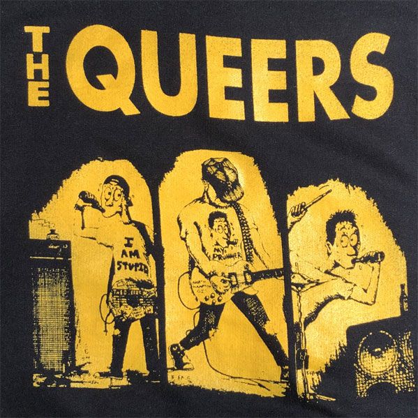 THE QUEERS パーカー Too Dumb To Quit!