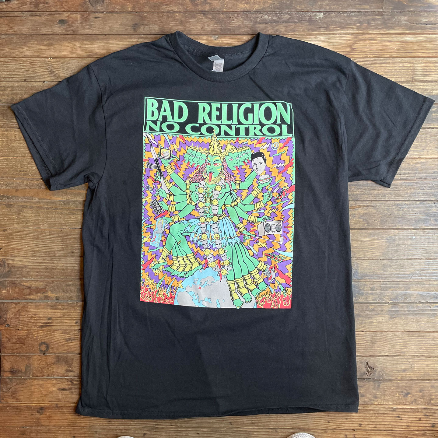 BAD RELIGION Tシャツ NO CONTROL オフィシャル！