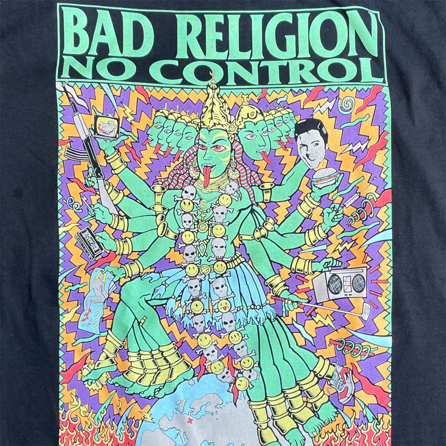 BAD RELIGION Tシャツ NO CONTROL オフィシャル！