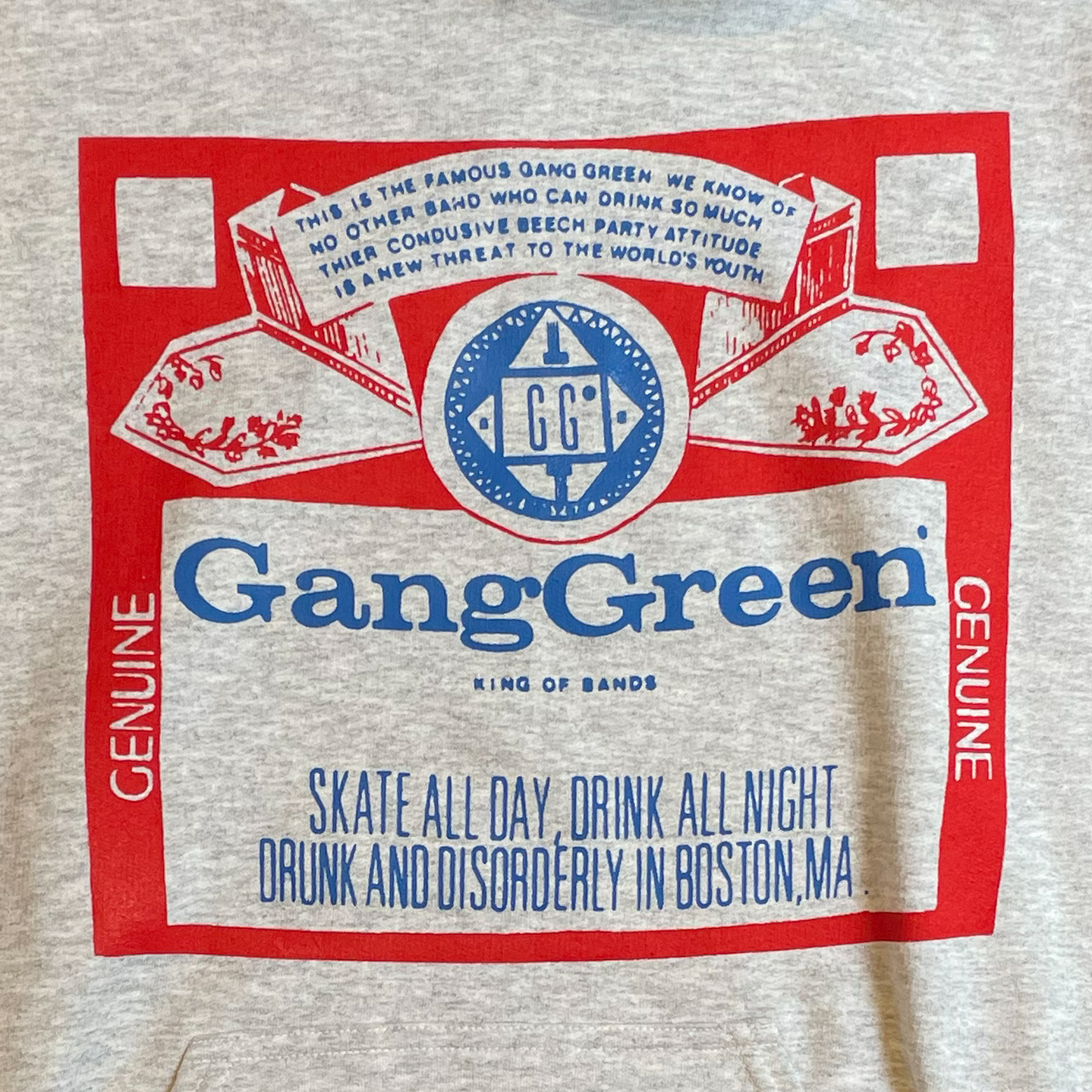 GANG GREEN パーカー BUDWEISER