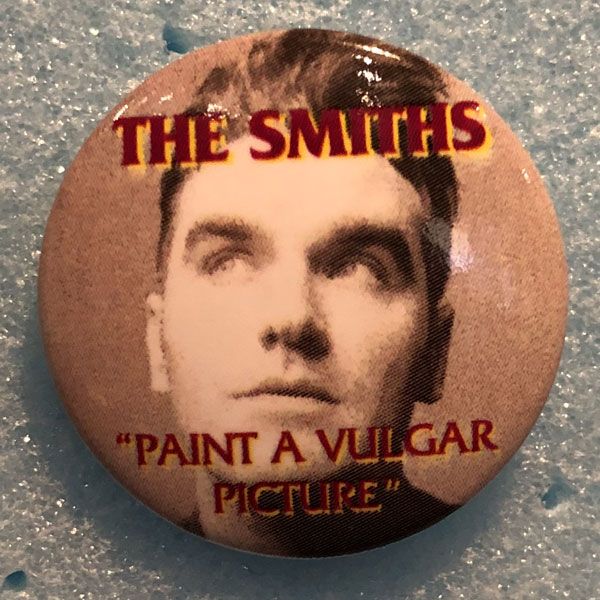 THE SMITHS レア小バッジ Paint A Vulgar Picture