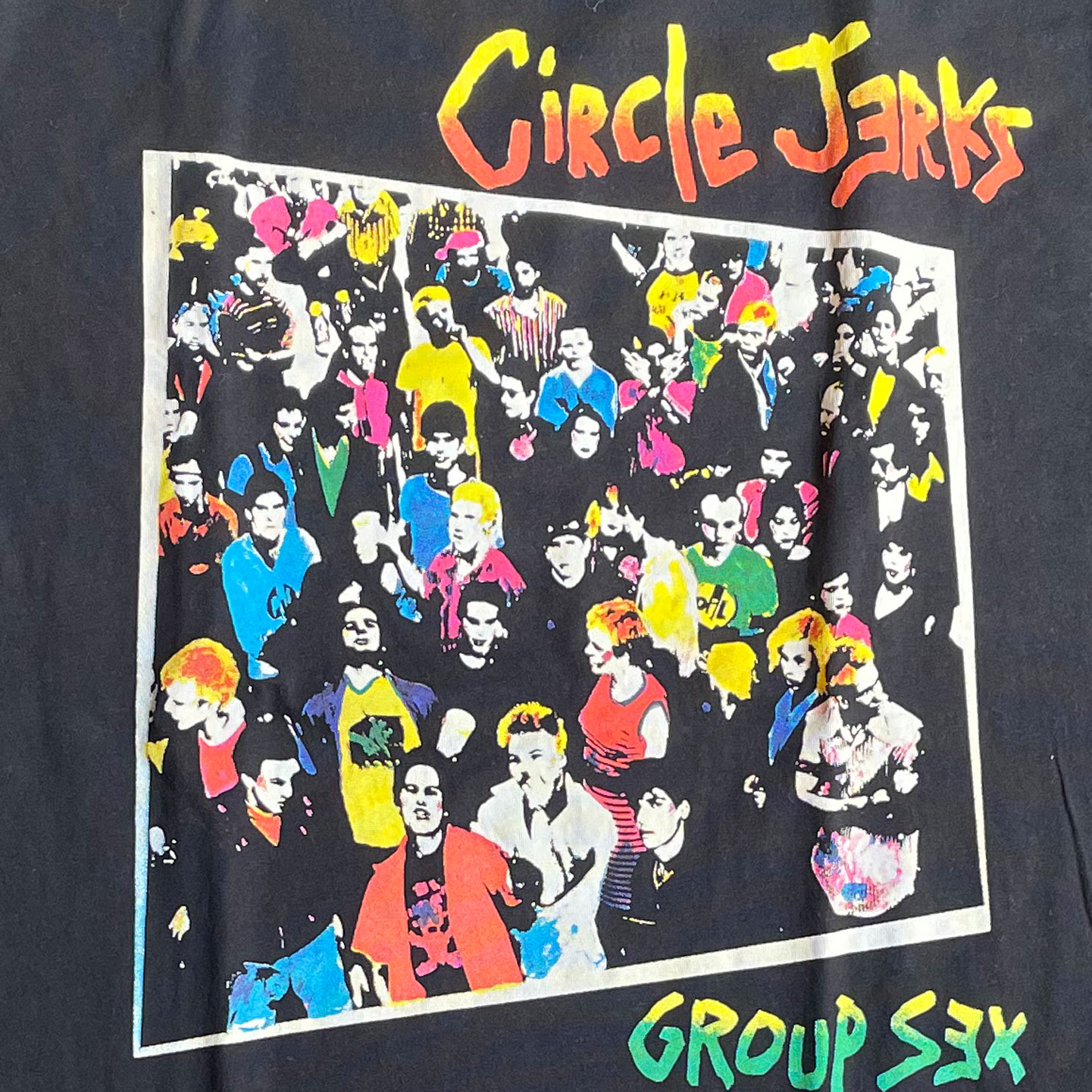 CIRCLE JERKS Tシャツ GROUP SEX 2 オフィシャル