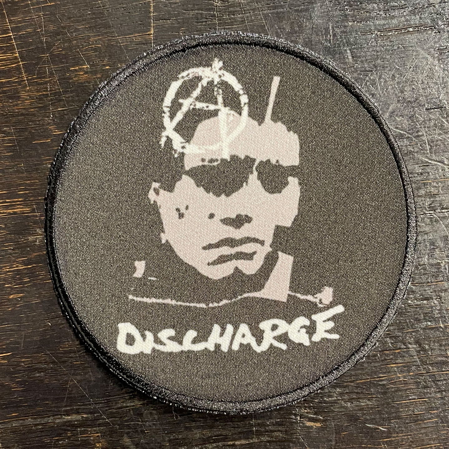 DISCHARGE ワッペン FACE