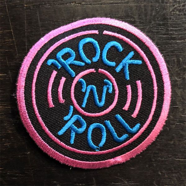 ROCK 'N' ROLL 刺繍ワッペン