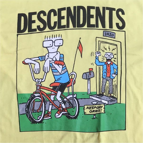 DESCENDENTS Tシャツ keep off the grass