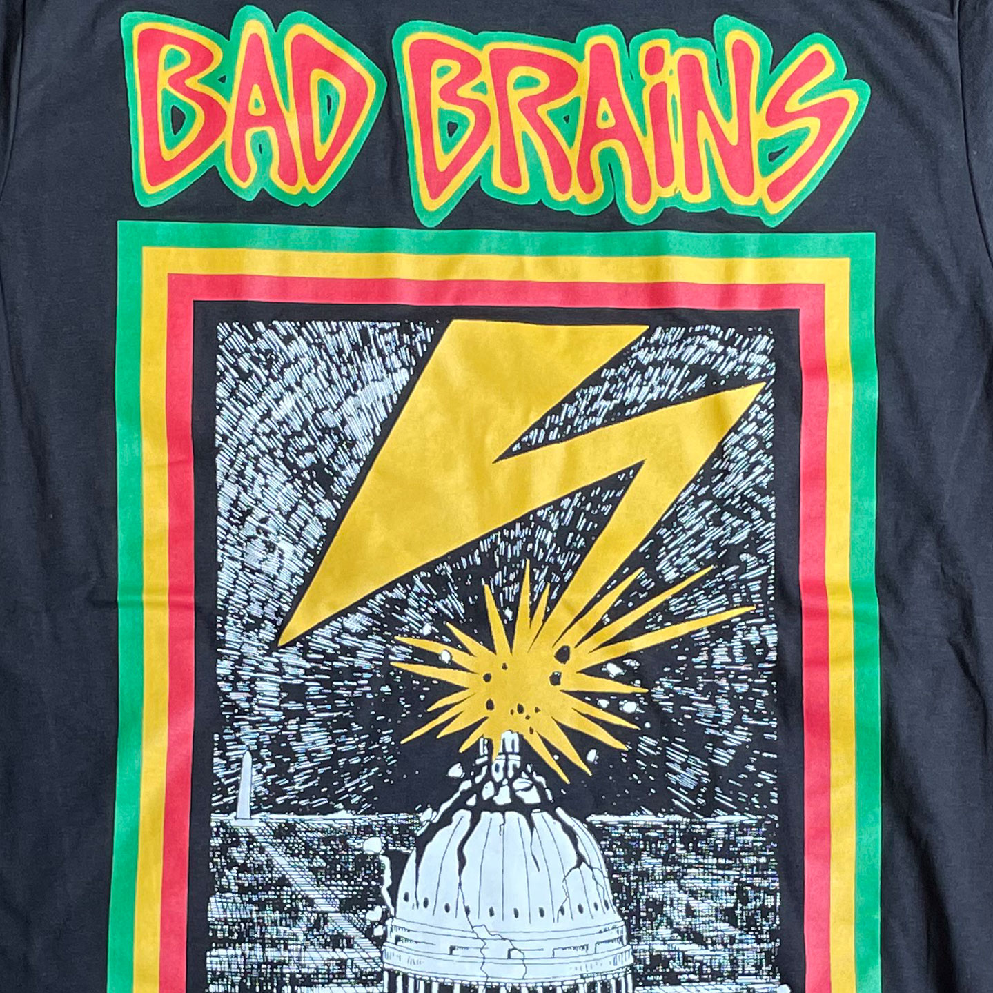 パッチワークTシャツ　bad brains