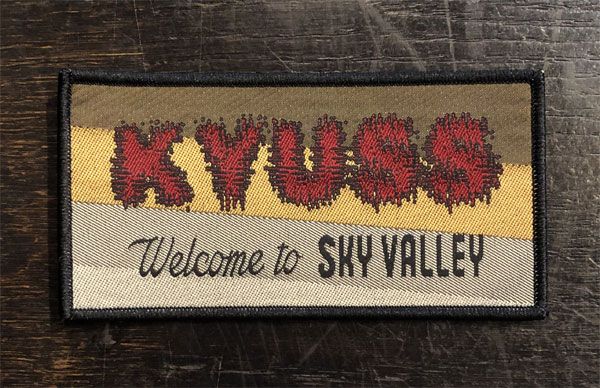 KYUSS 刺繍ワッペン WELCOME TO SKY VALLEY