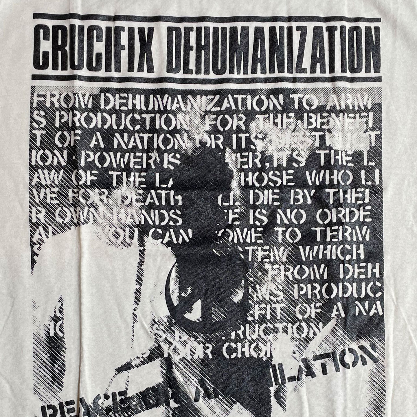 CRUCIFIX Tシャツ DEHUMANIZATION