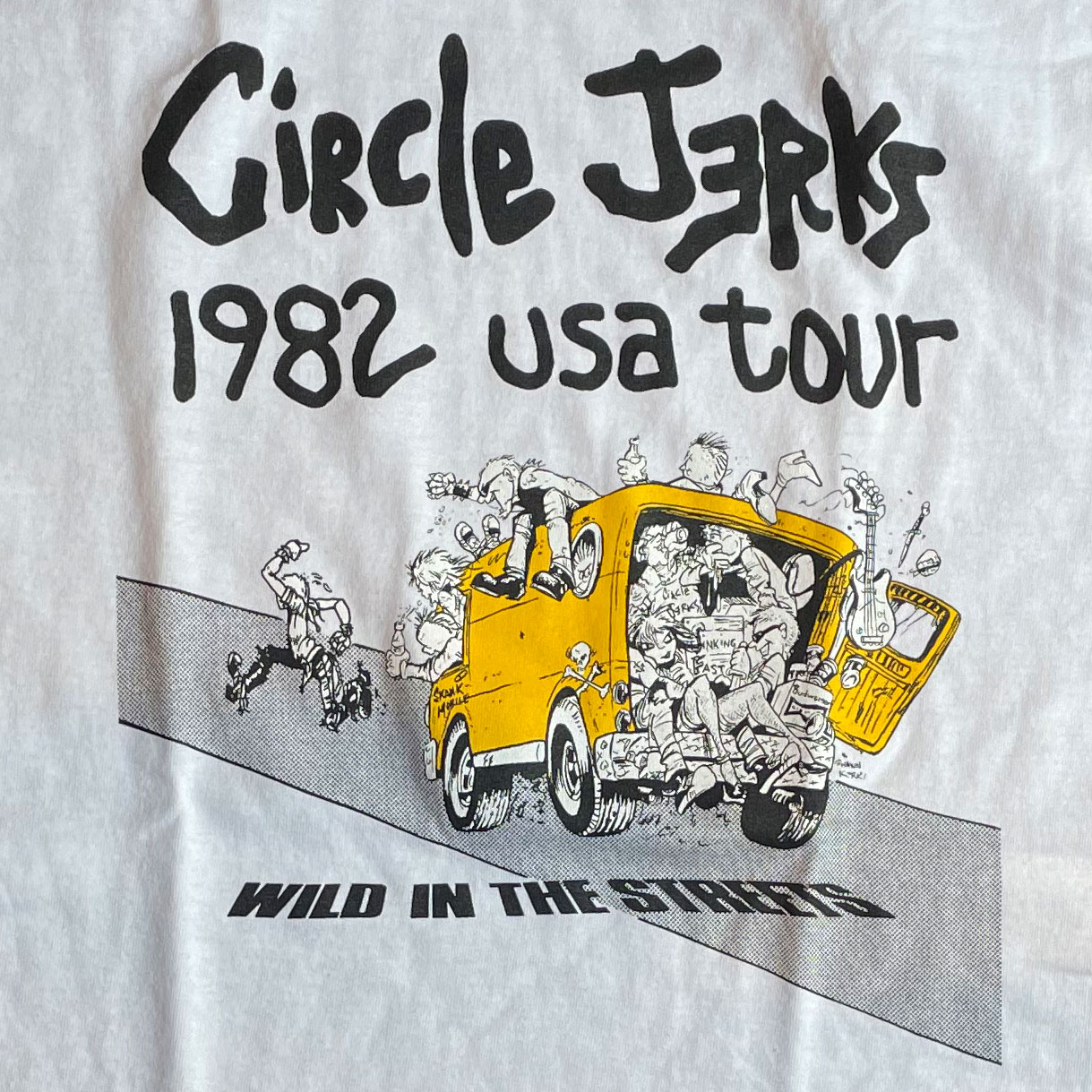 CIRCLE JERKS Tシャツ WILD IN THE STREET TOUR オフィシャル！！！
