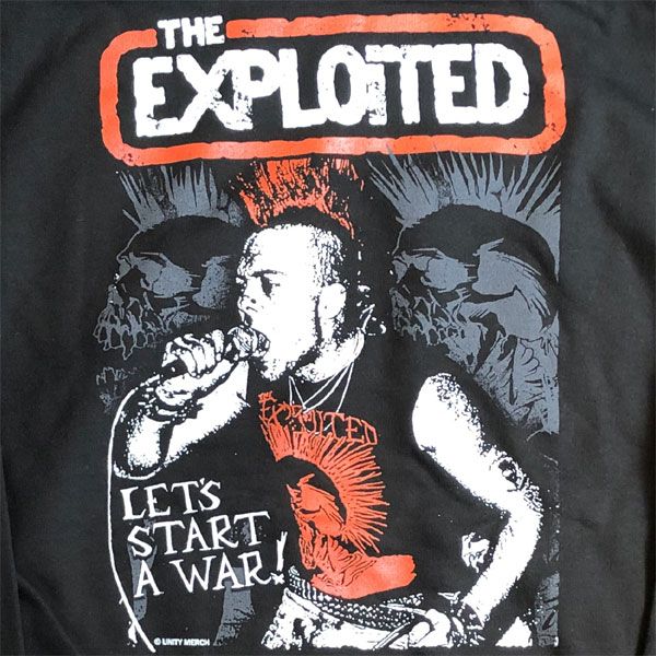 THE EXPLOITED パーカー LET'S START A WAR!