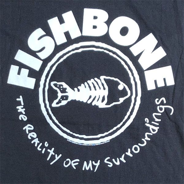 FISHBONE Tシャツ the reality of my surroundings