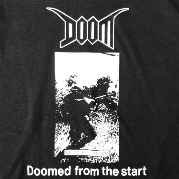 DOOM Tシャツ DOOMED FROM THE START