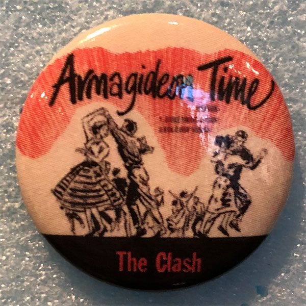 THE CLASH レア小バッジ armagideon time