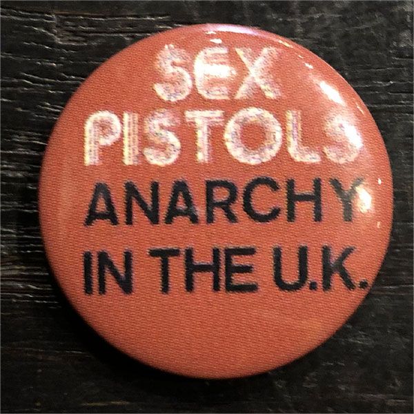 SEX PISTOLS レア小バッジ ANARCHY IN THE U.K