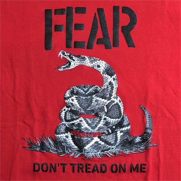 FEAR Tシャツ don't tread on me