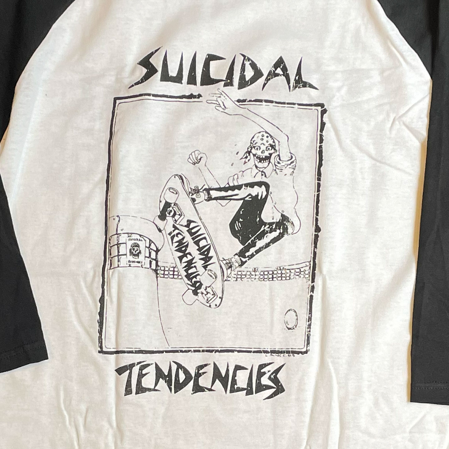 SUICIDAL TENDENCIES ラグランTシャツ POOL