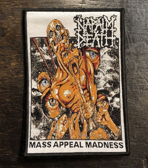 NAPALM DEATH 刺繍ワッペン MASS APPEAL MADNESS | 45REVOLUTION