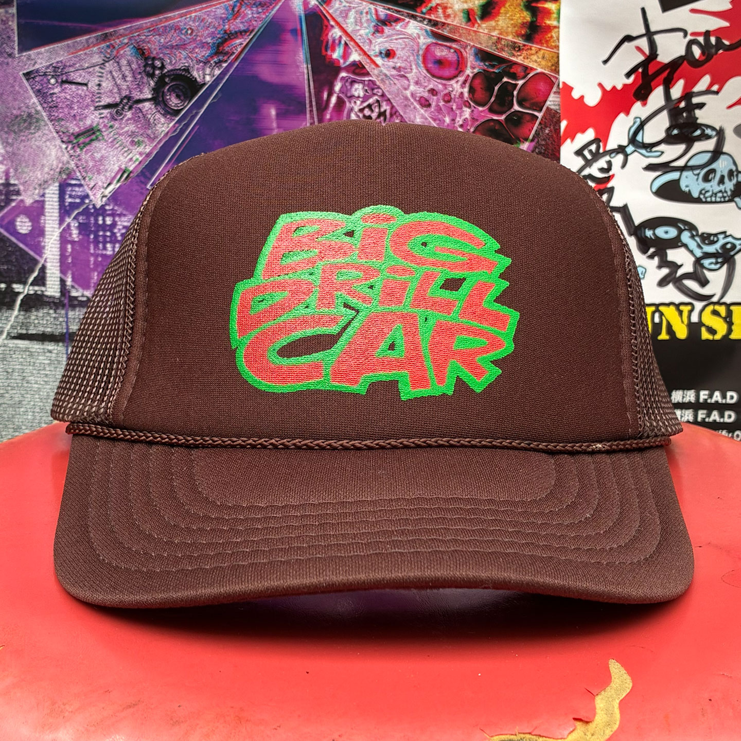 BIG DRILL CAR メッシュCAP LOGO