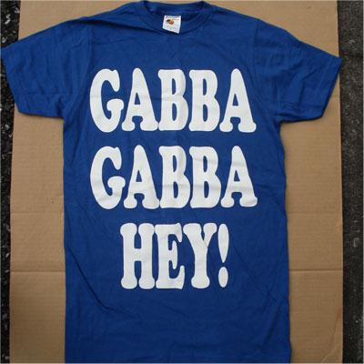 RAMONES Tシャツ GABBA GABBA HEY!