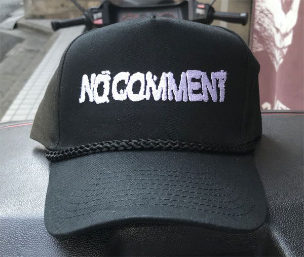 NO COMMENT CAP LOGO